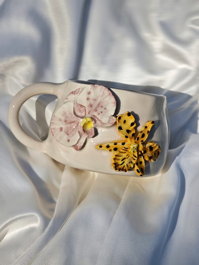 'Leopard orchid' bögre - 2,5dl
