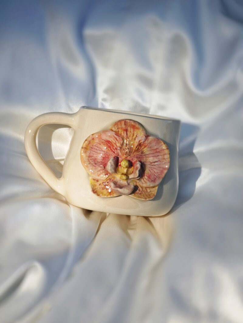 'Butterfly orchid' bögre - 2,5dl