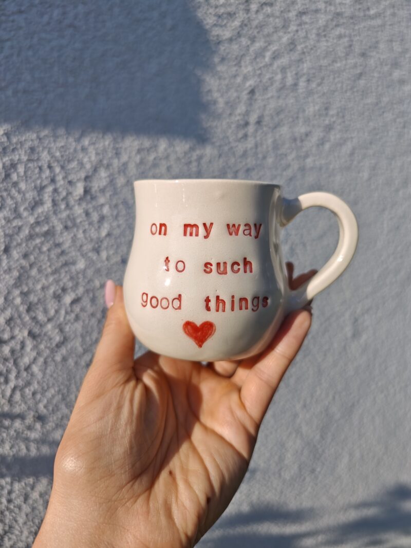 Egy darabos termékek 'On my way to such good things' bögre 2dl