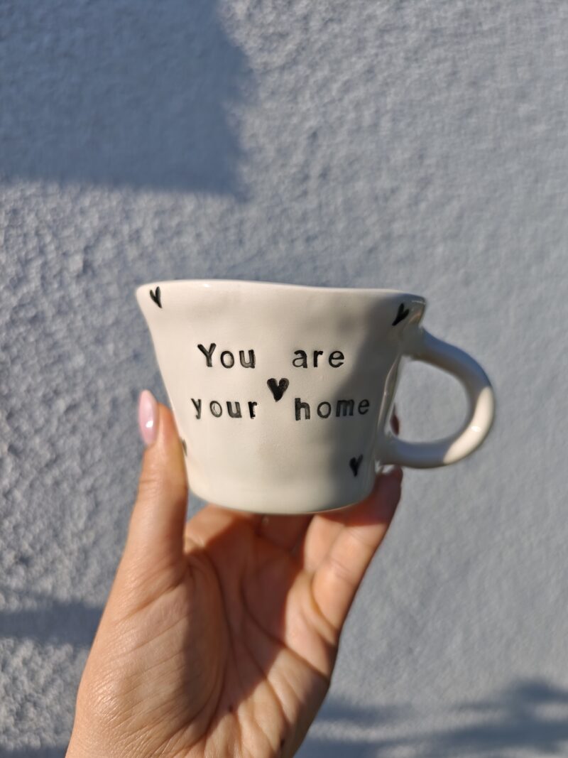 Egy darabos termékek 'You are your home' bögre 2,5dl