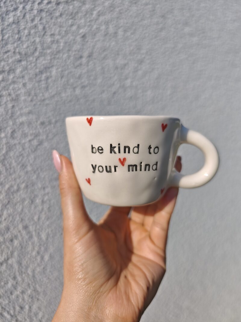 Egy darabos termékek 'Be kind to your mind' bögre 2,5dl